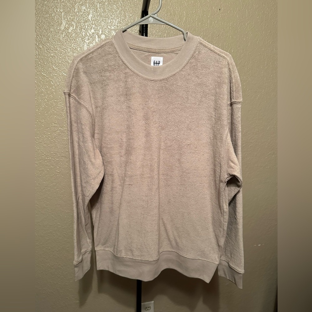 GAP Men's Crewneck Sweater - Light Taupe